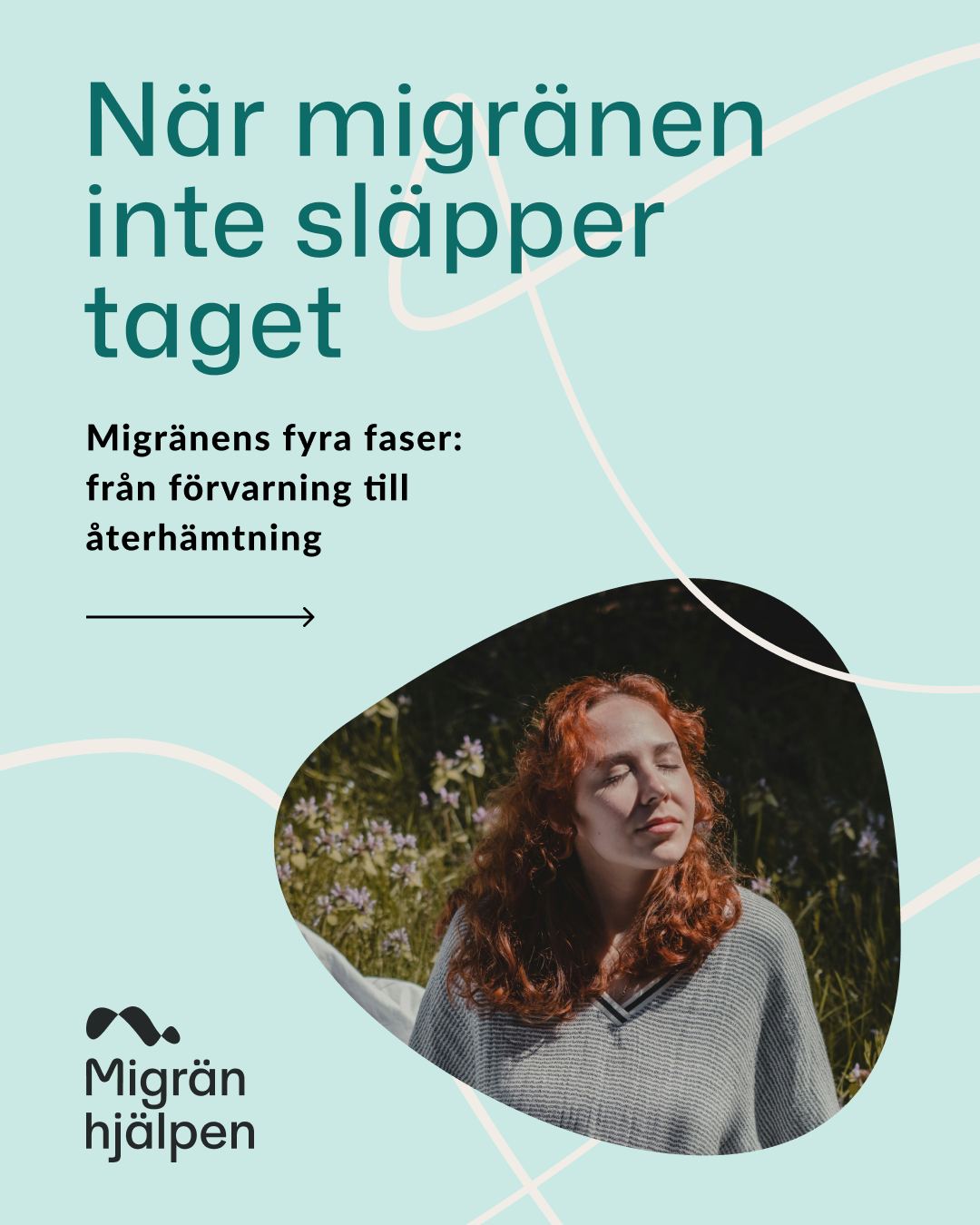 Migränhjälpen Facebook ad: Migrän är mer än en tillfällig huvudvärk, det…