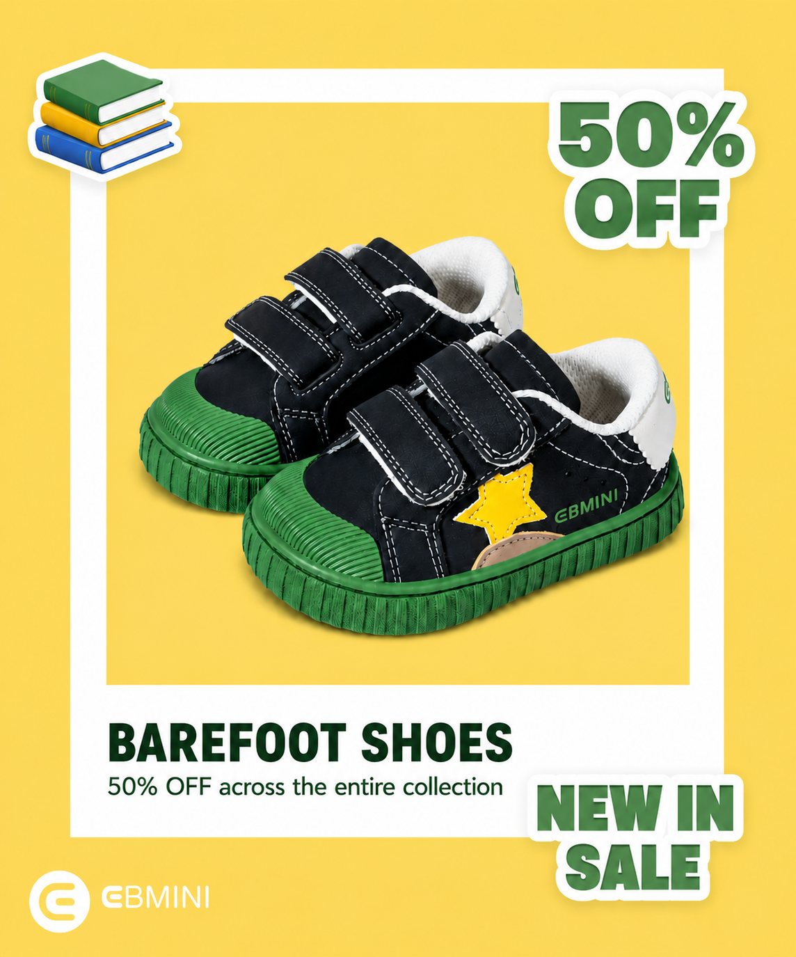 Ebmini - Kinder Barfußschuhe Facebook ad