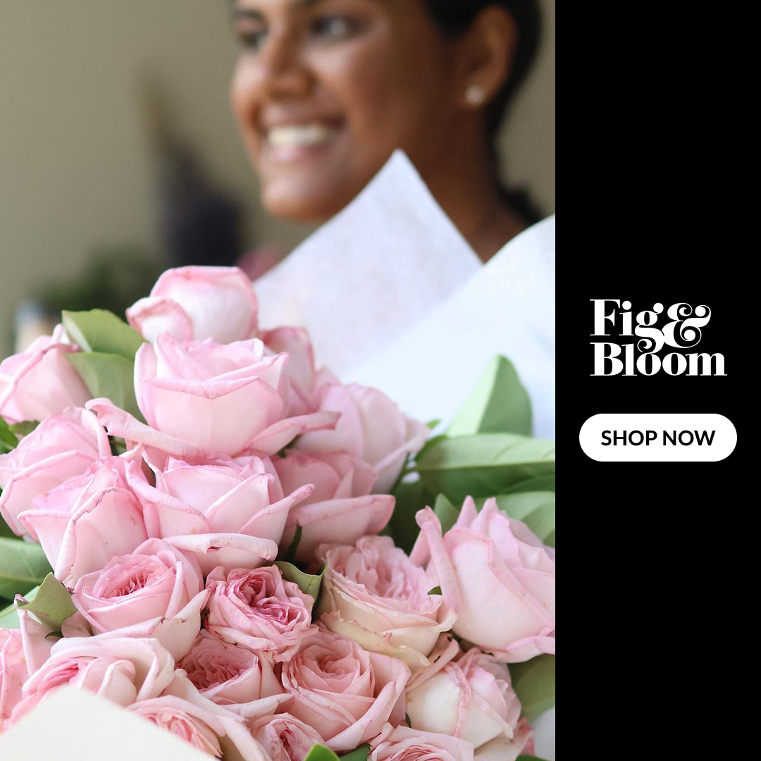 Fig & Bloom Facebook ad: Surprise Your Partner with a Thoughtful Floral Gift