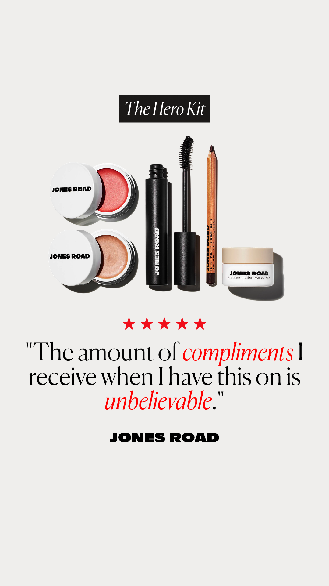 Jones Road Beauty Facebook ad