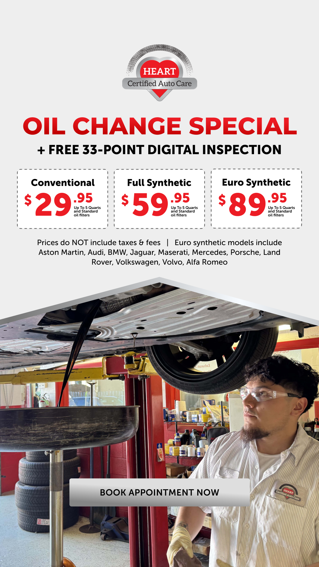 HEART Certified Auto Care Facebook ad