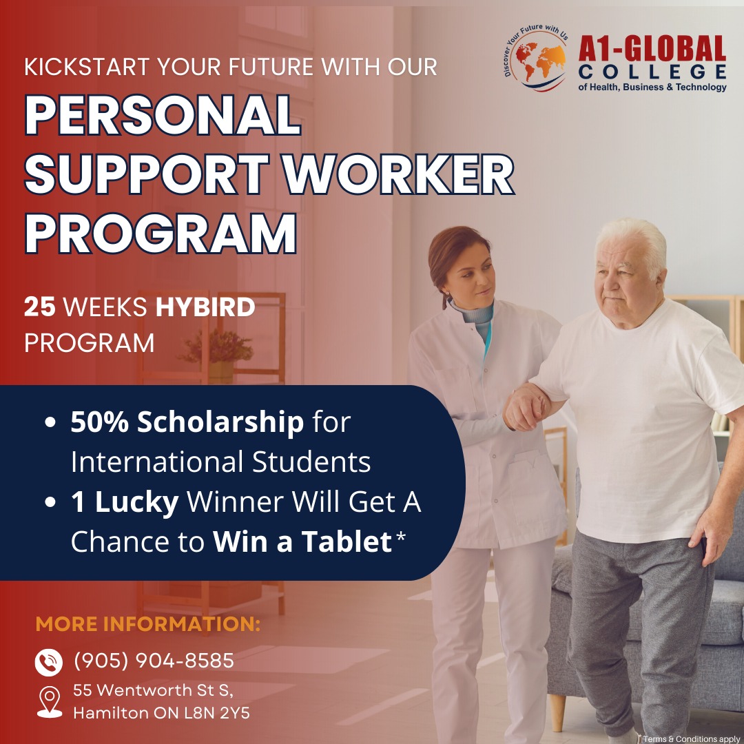 A1-Global College of Health, Business & Technology - Hamilton Facebook ad