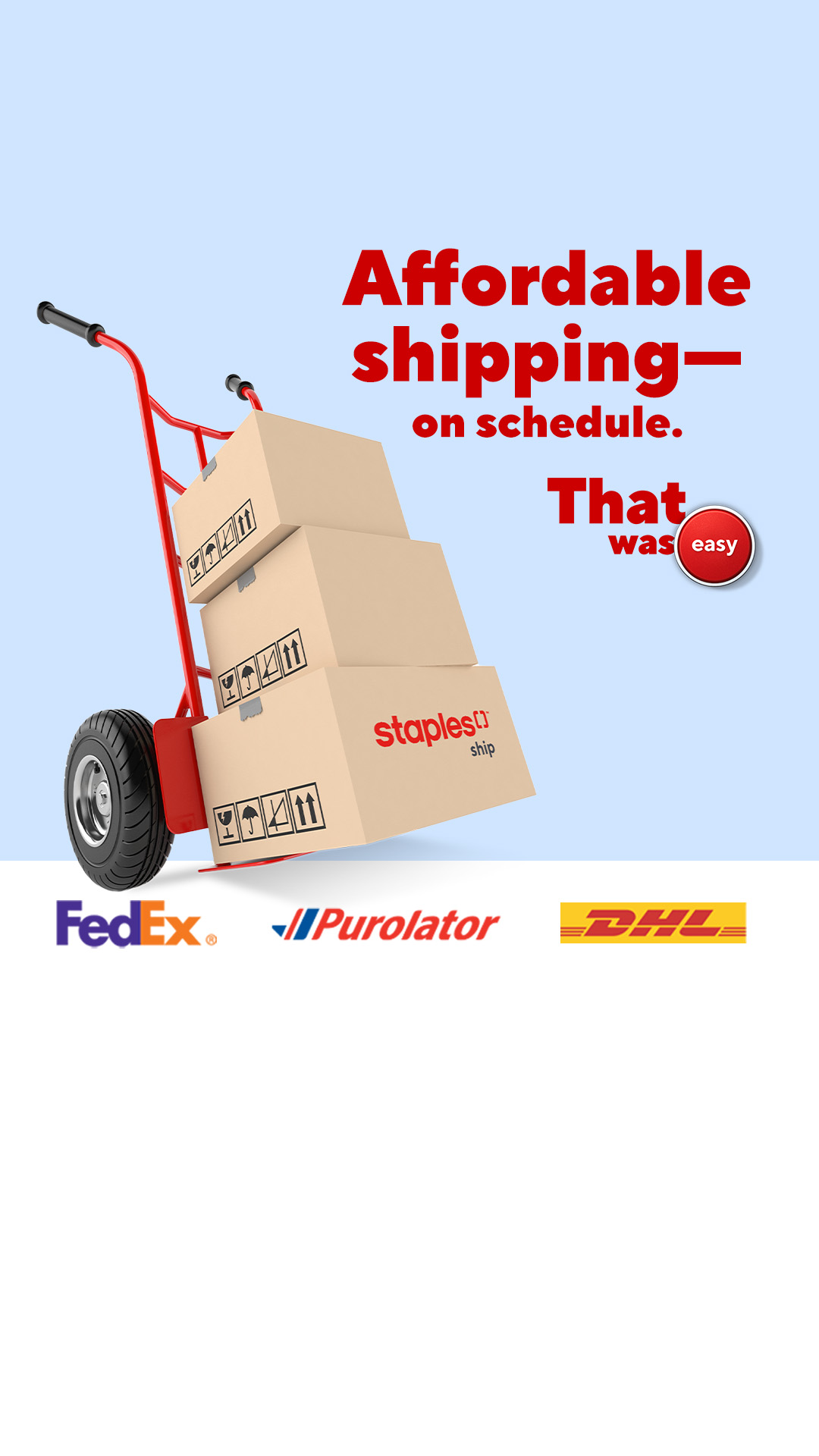 Staples Canada Facebook ad