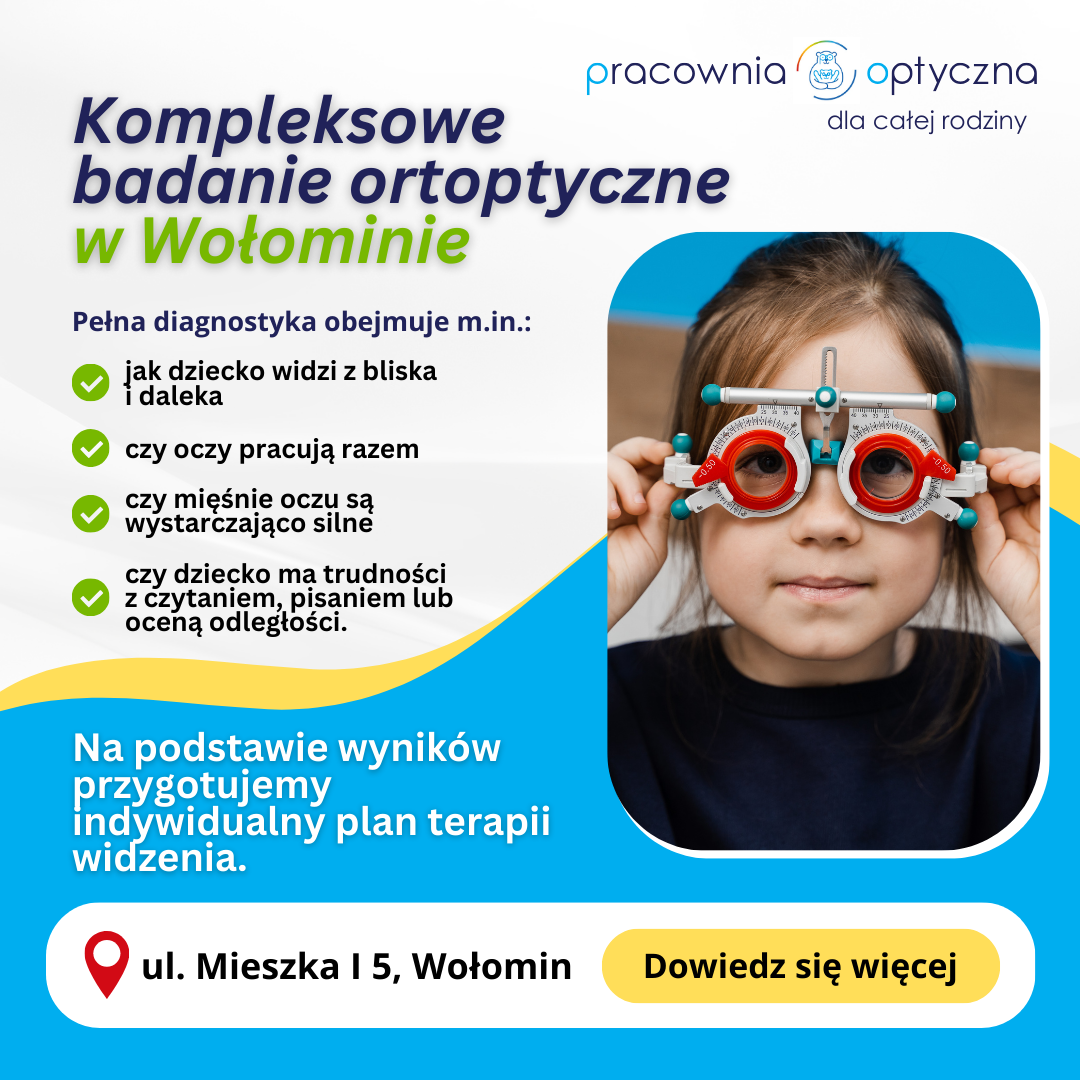 Pracownia Optyczna dla całej rodziny Facebook ad: Wzrok dziecka to fundament jego rozwoju.