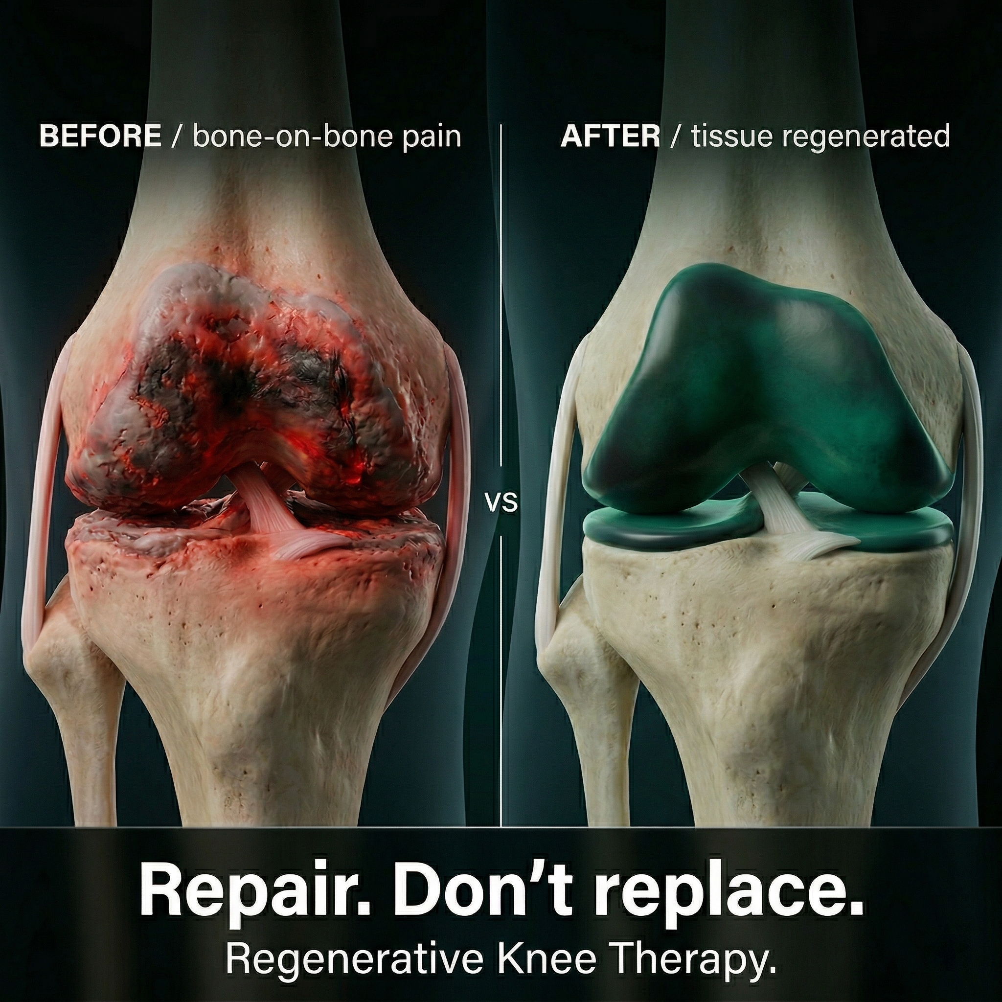 QC Kinetix Utah Facebook ad: Still Limping After Injections & Therapy?
