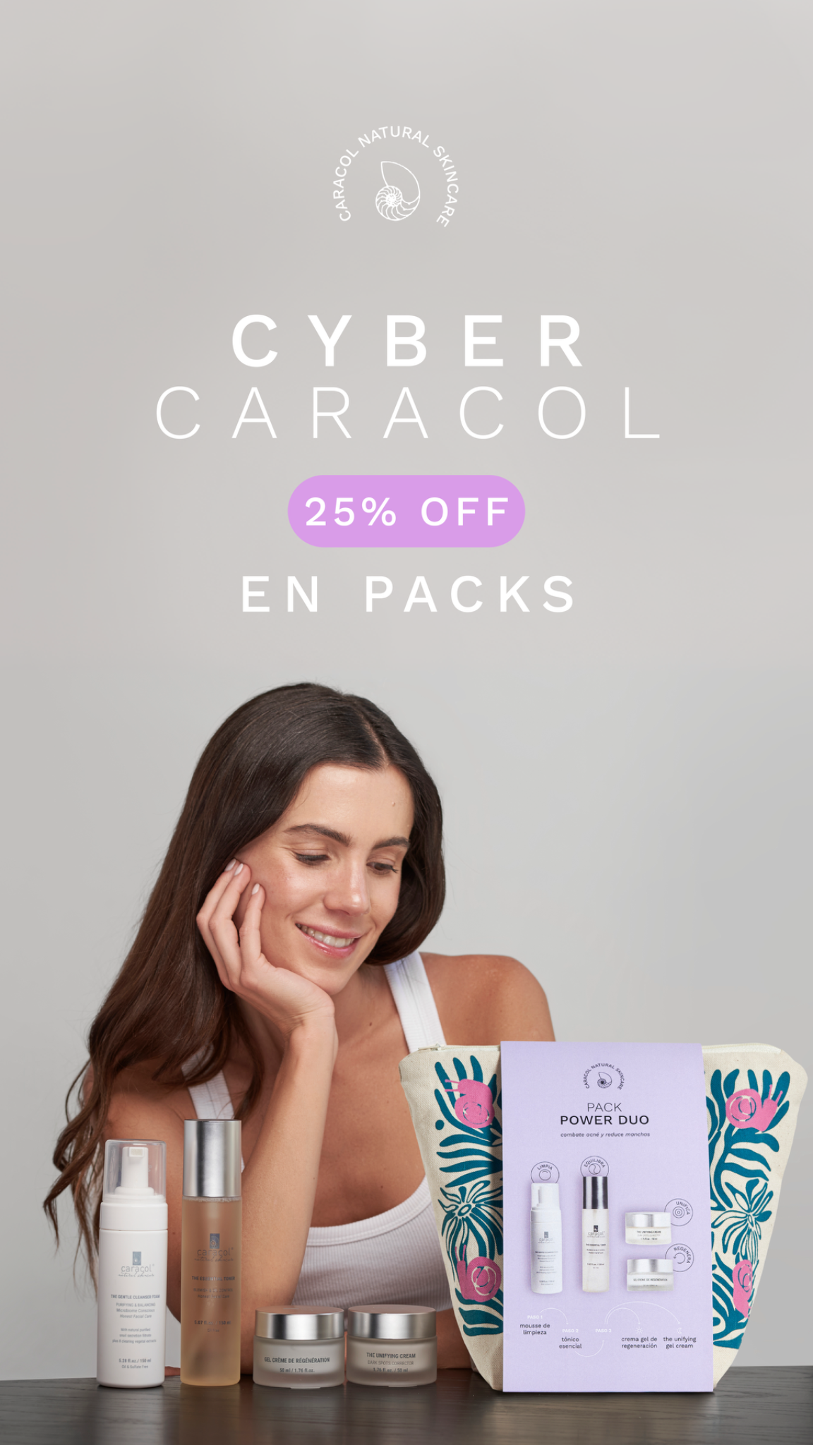 Caracol Natural Skincare Chile Facebook ad