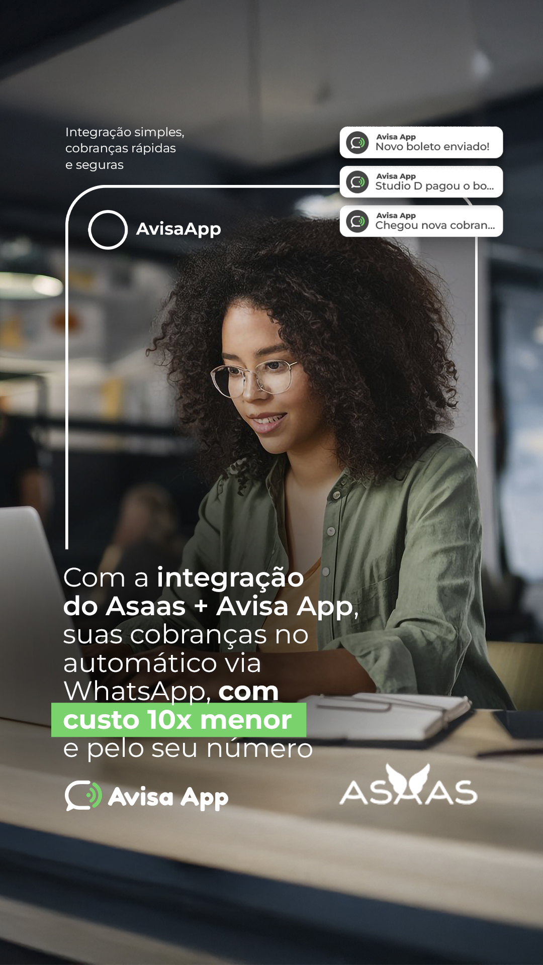 Avisaapp Connected Page Facebook ad from Feb 23, 2026