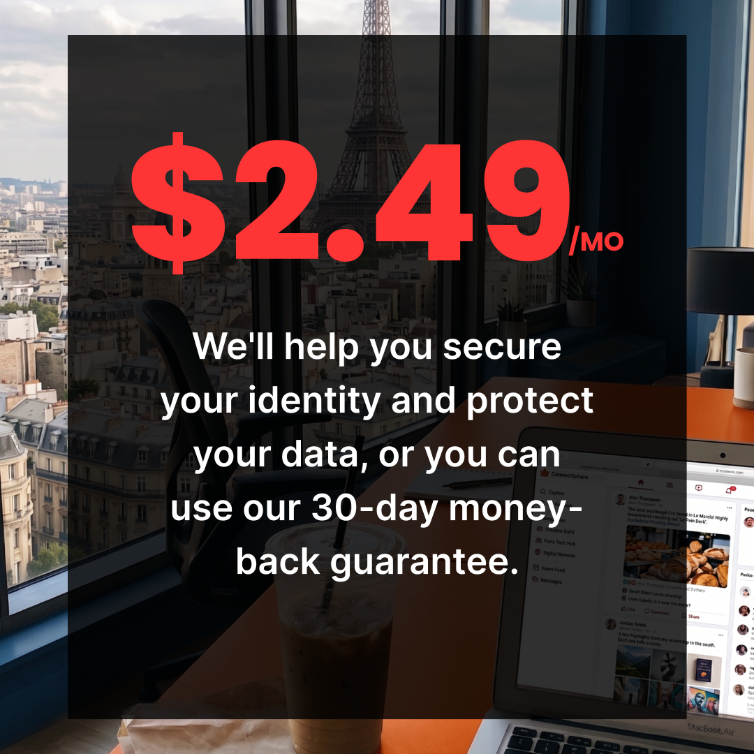 Surfshark Facebook ad: Surfshark from 85% off + 3 months extra