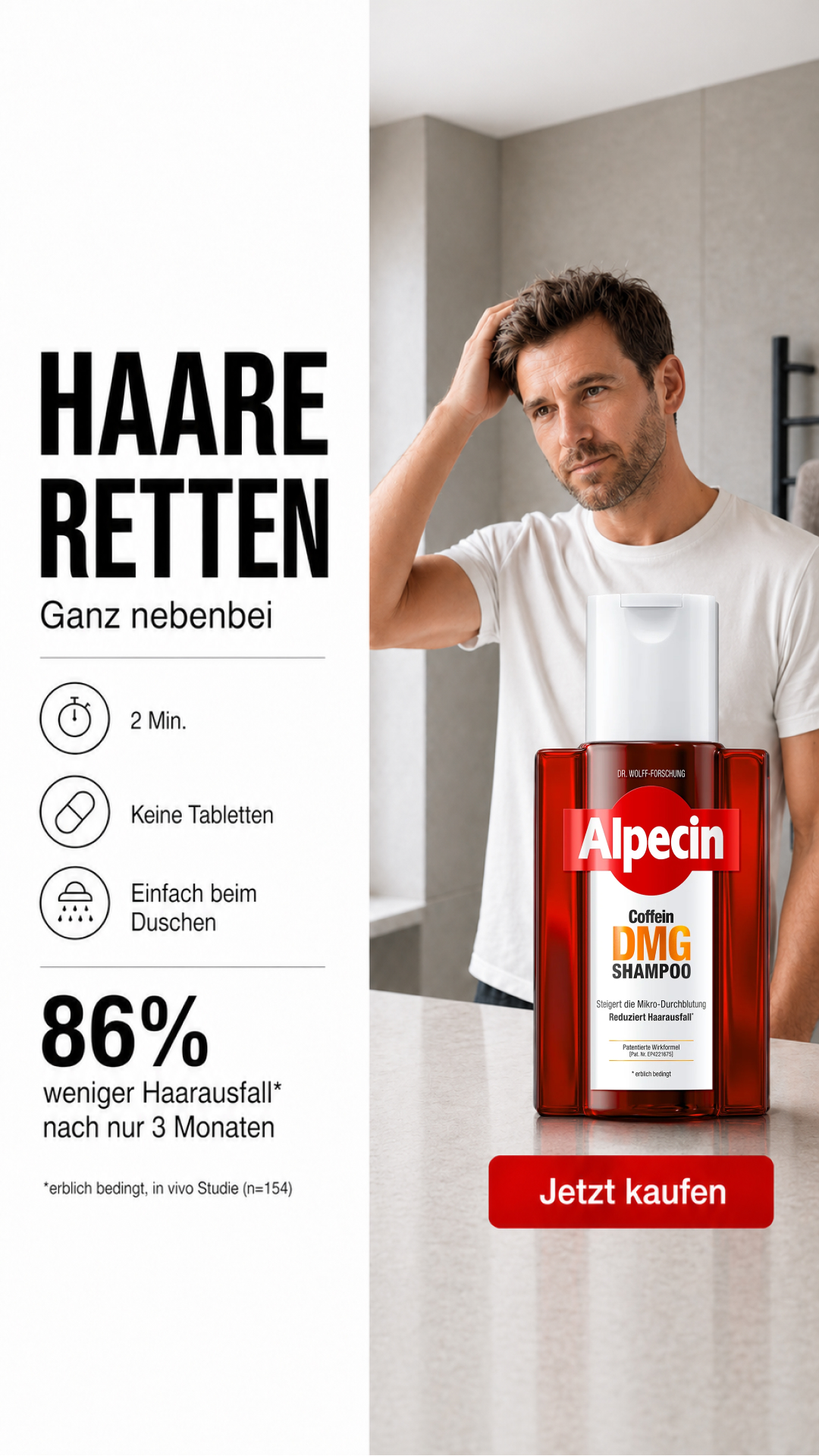 Alpecin Facebook ad