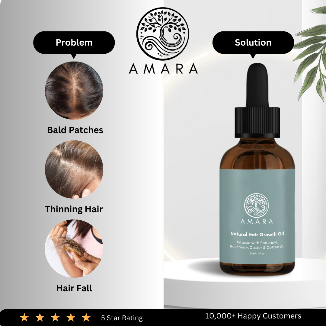 Amara Hair Care Facebook ad