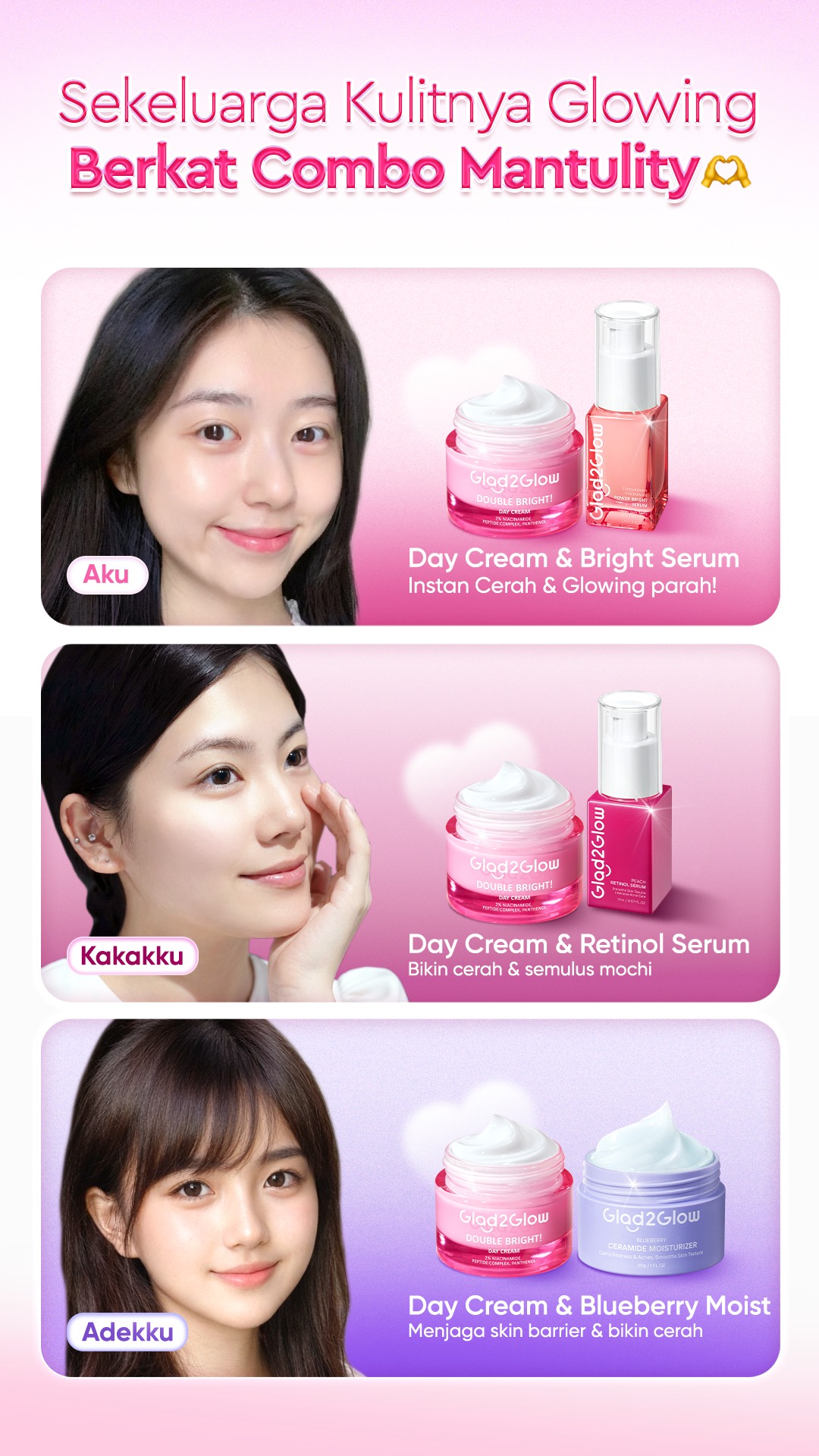 Glad 2 Glow-indo Facebook ad