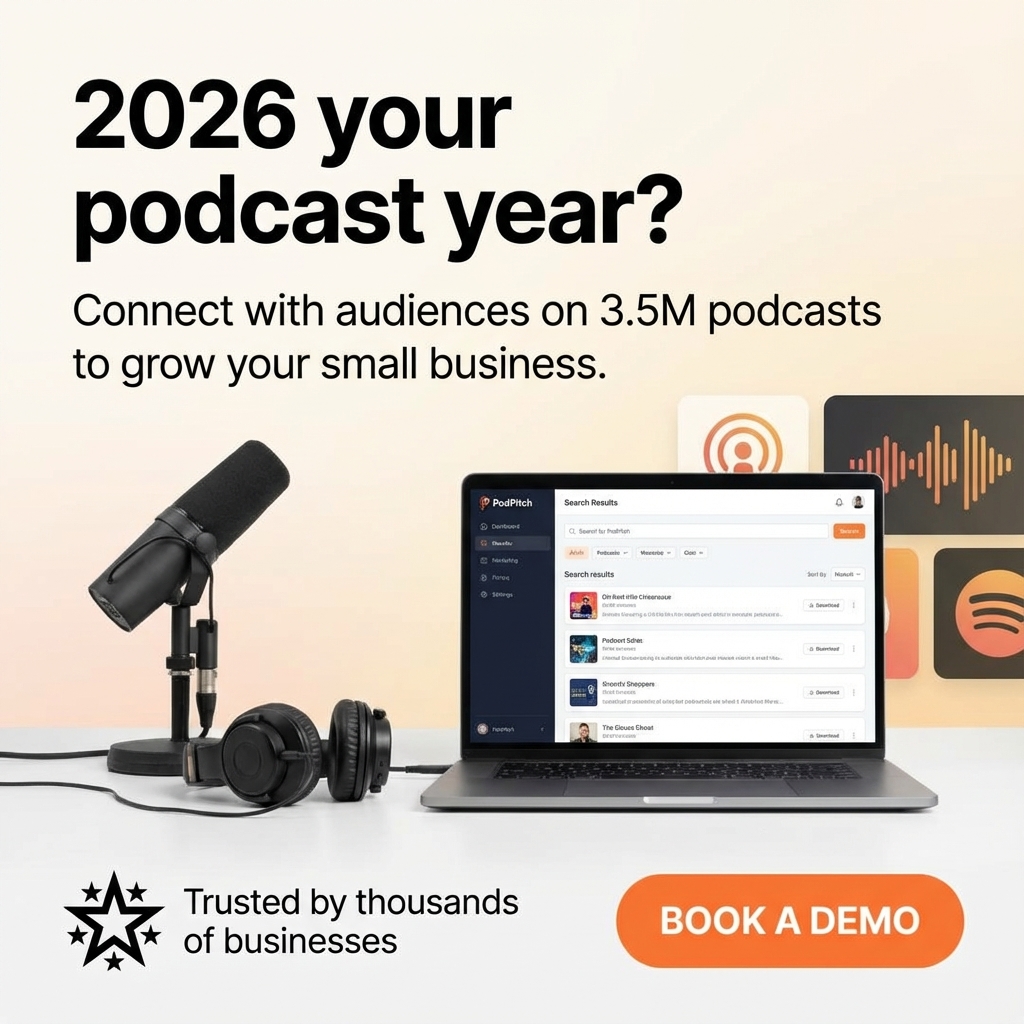 PodPitch Facebook ad