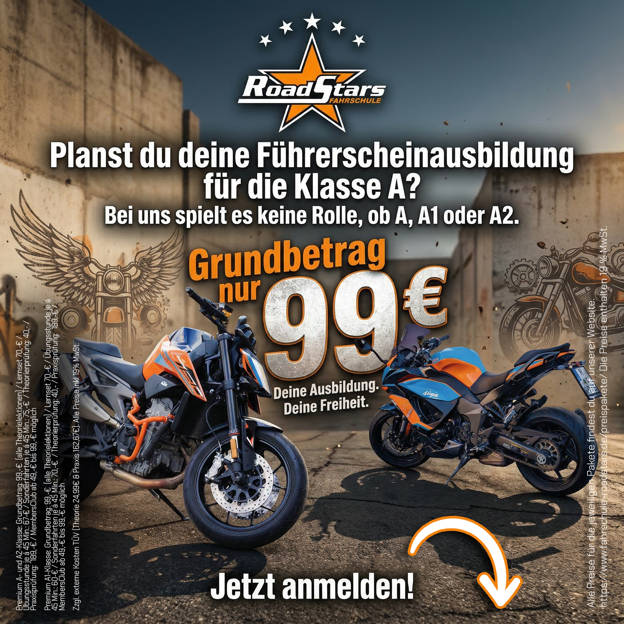 Fahrschule Road Stars Facebook ad