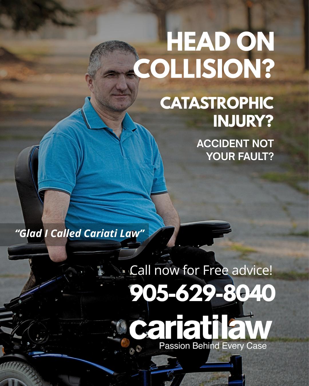Cariati Law Facebook ad from May 14, 2026