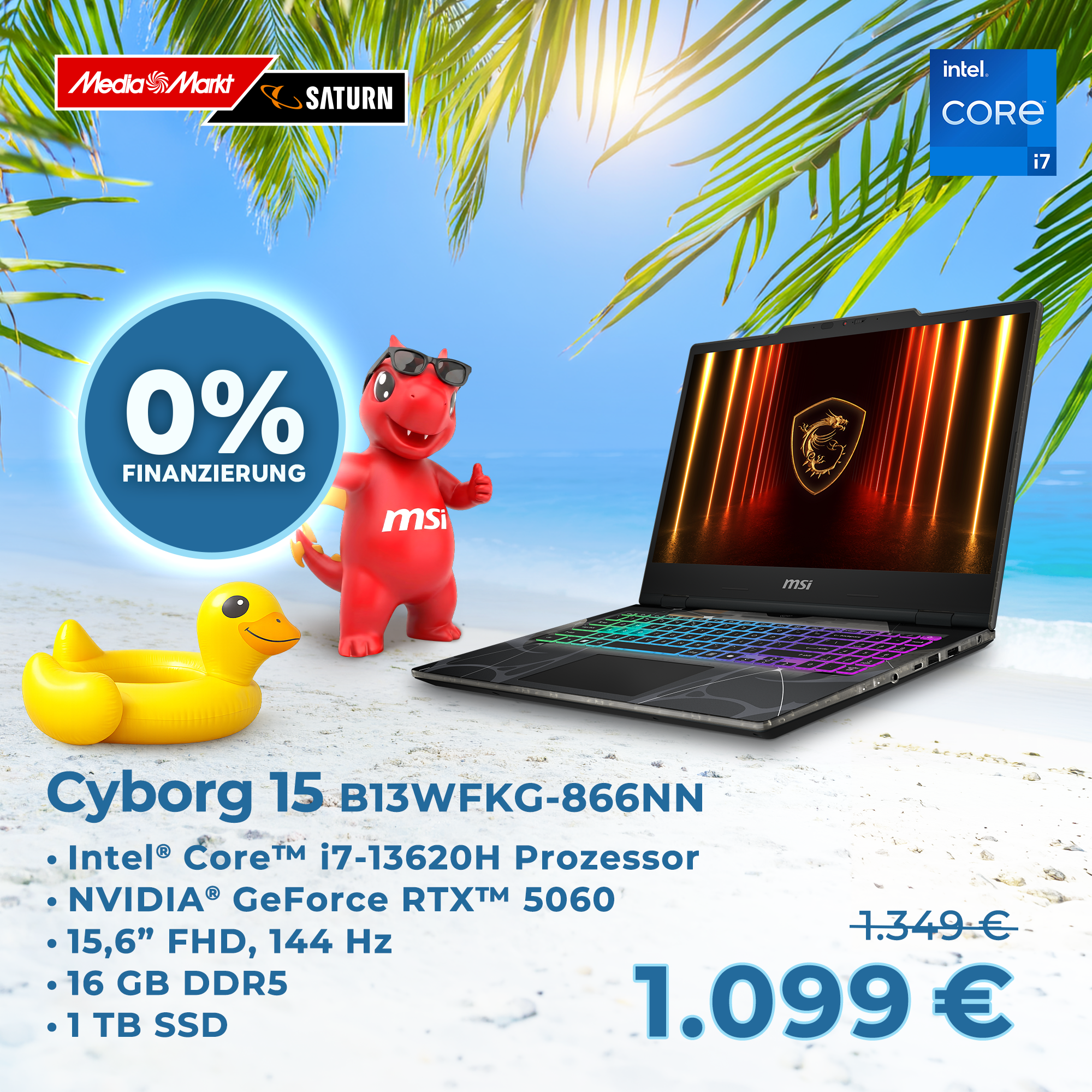 MSI Gaming Facebook ad: Cyborg 15