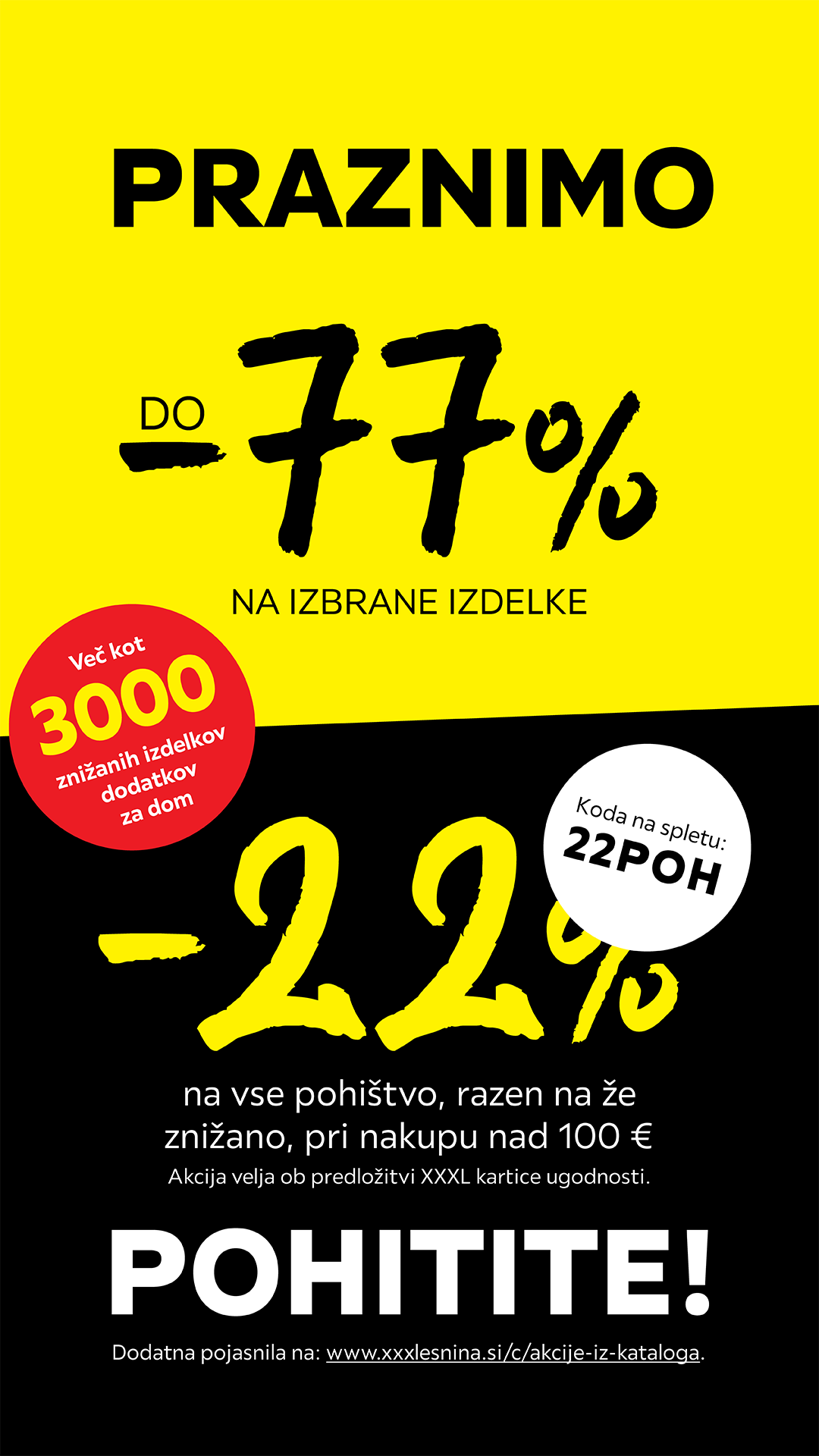 Lesnina XXXL Slovenija Facebook ad