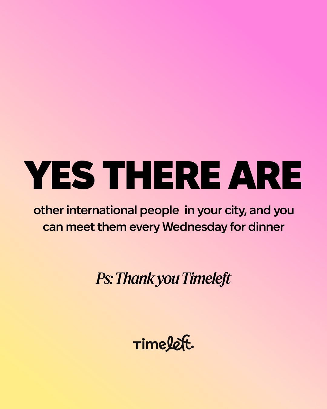 Timeleft Facebook ad