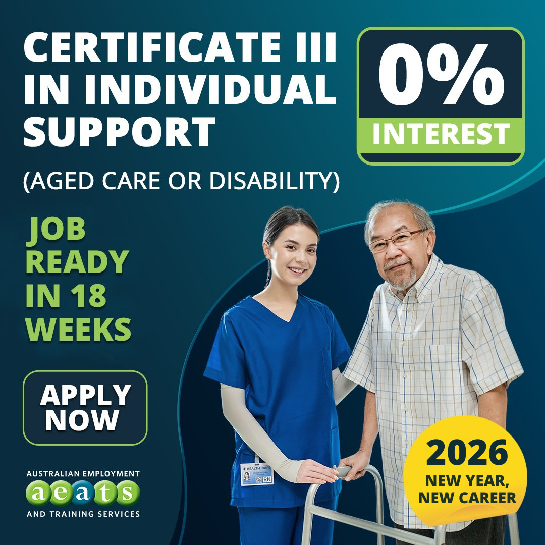 Australian Employment and Training Services - AEATS Facebook ad