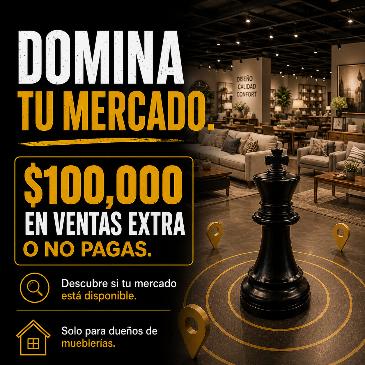 Future Cut Media - Raul Camarena Facebook ad: Quieres duplicar tus ventas de muebles?
