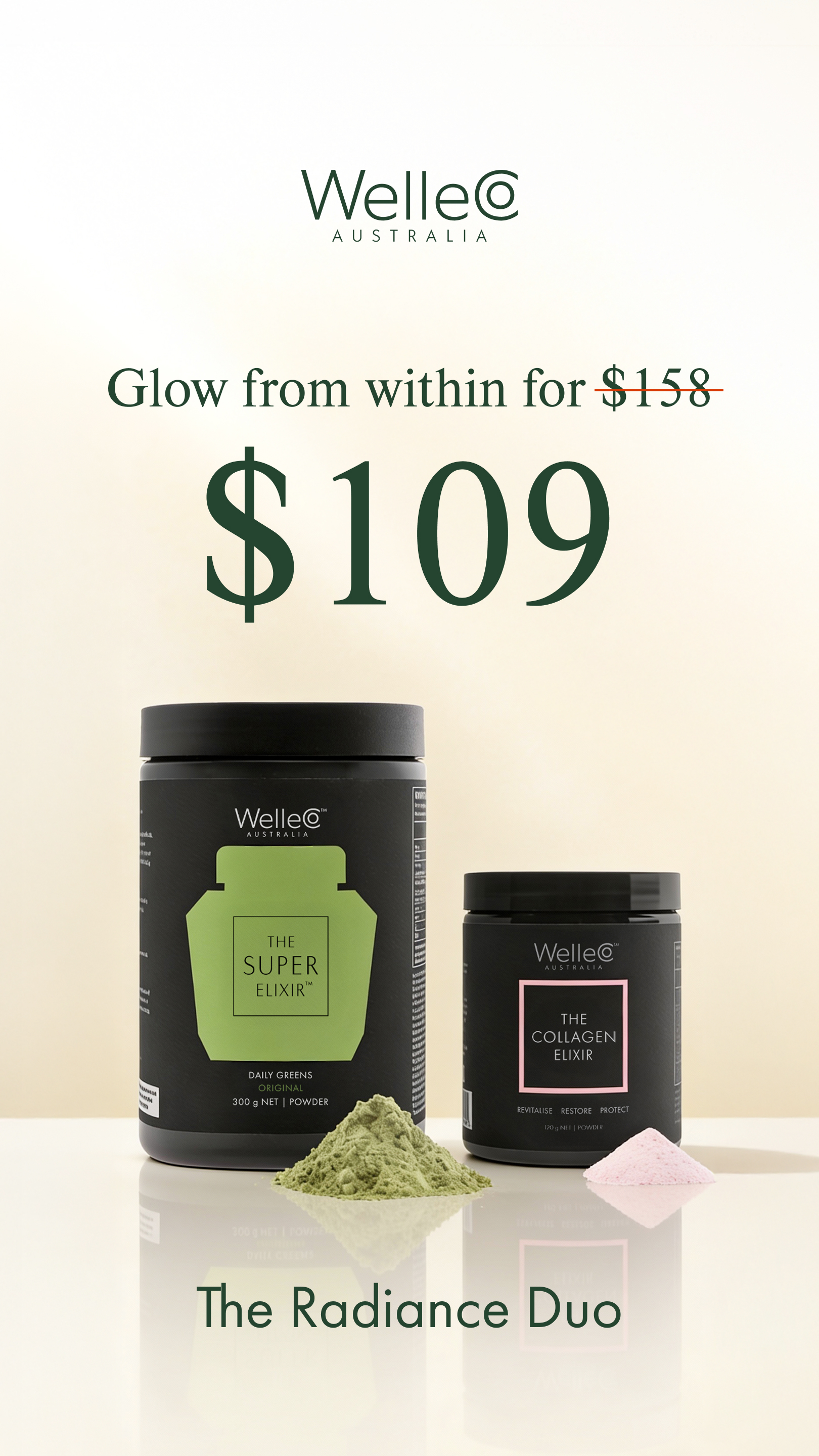 WelleCo Facebook ad