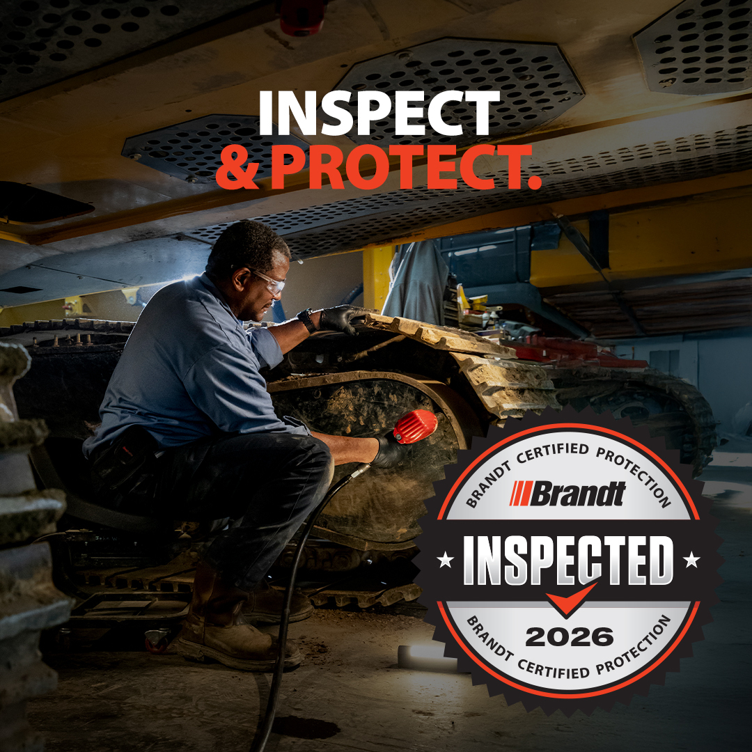 Brandt Construction, Forestry & Material Handling Facebook ad: Save on Brandt Certified Inspections for John Deere…