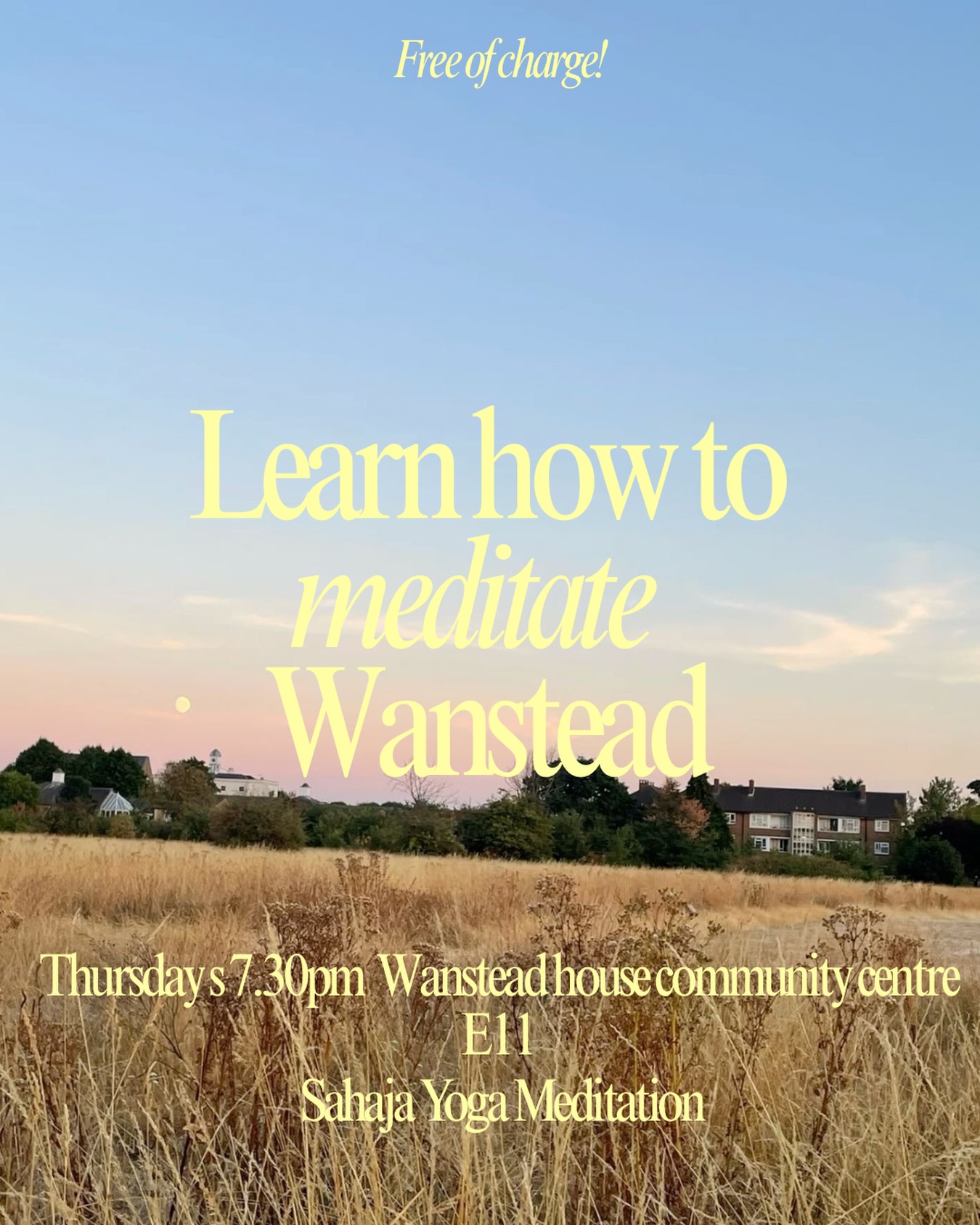 learntomeditateuk Facebook ad: New free meditation course starting 24 September in…