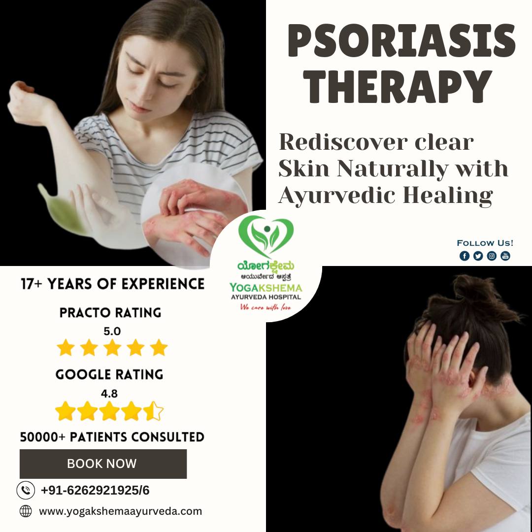 Yogakshema Ayurveda Hospital - Kushalanagar Facebook ad: Psoriasis Therapy