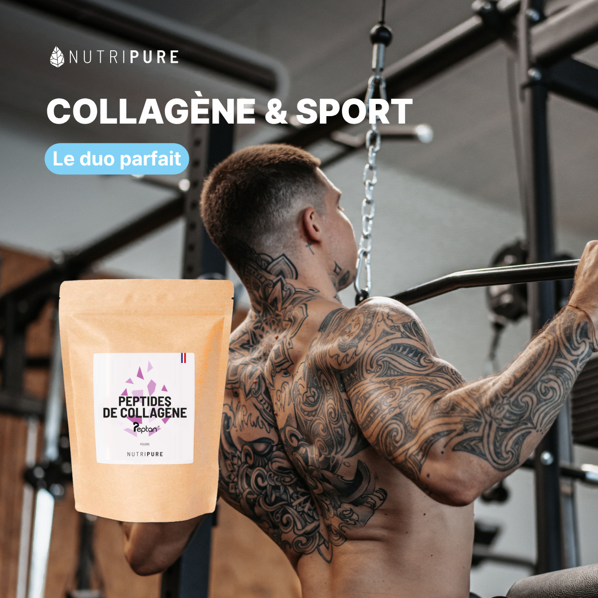 Nutripure Facebook ad: Collagène Peptan | Protégez votre corps