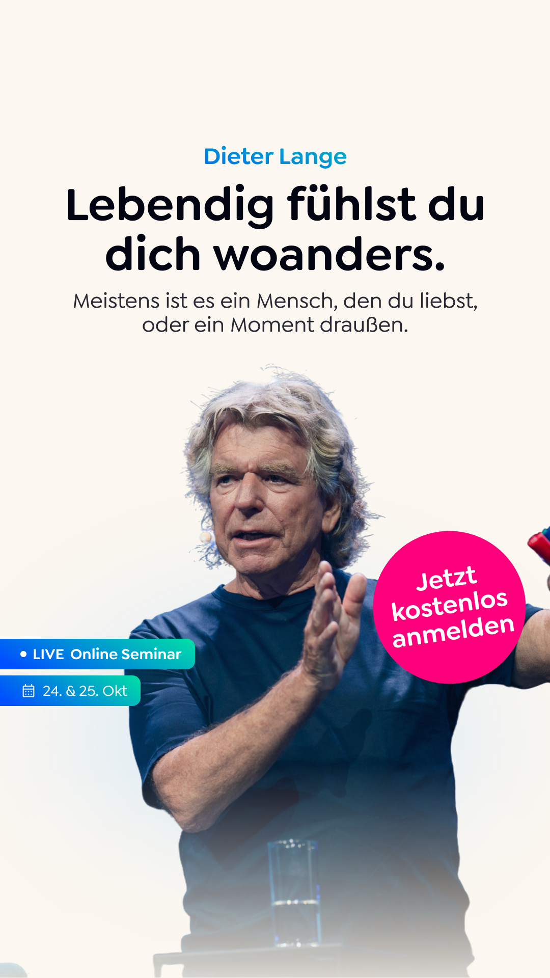 Greator Facebook ad: Online-Seminar am 24. + 25. Oktober