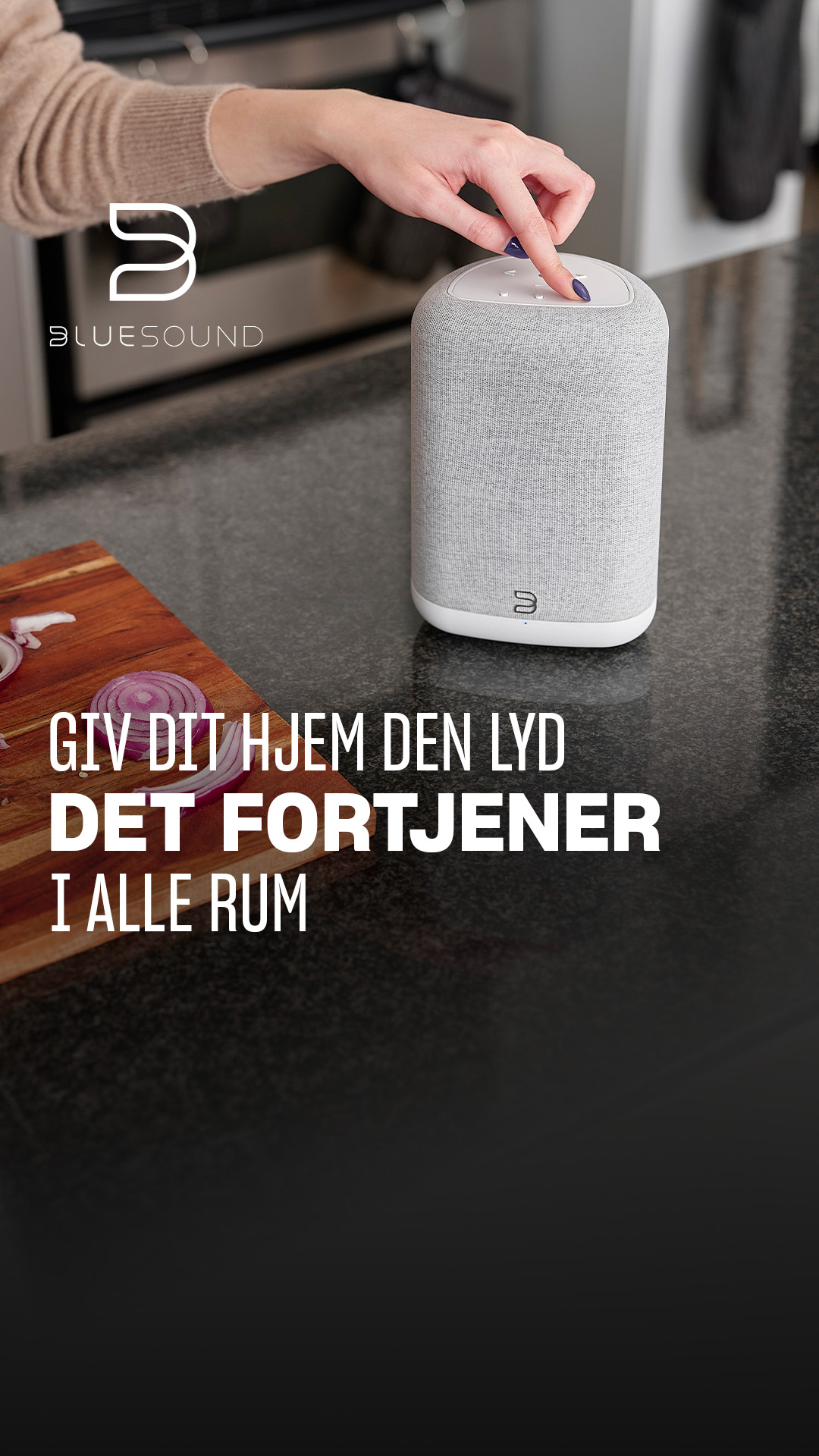 Bluesound Facebook ad
