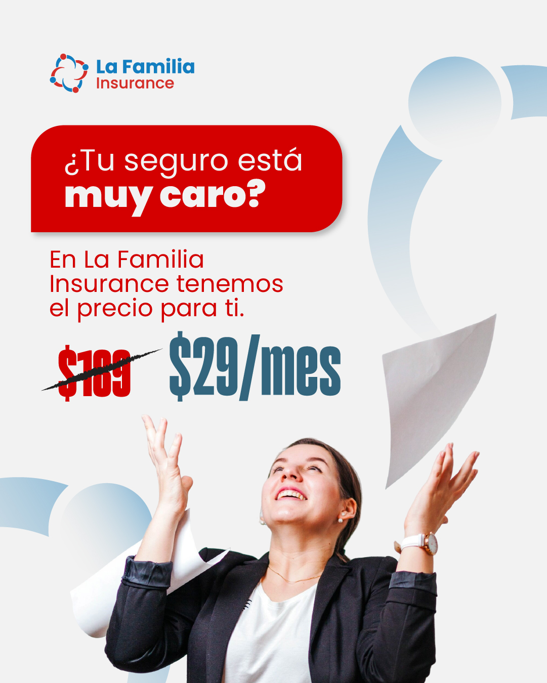 La Familia Insurance Facebook ad