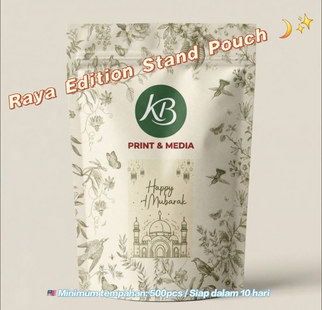 KB Print & Media Facebook ad: Raya dah habis… tapi packaging power still jalan
