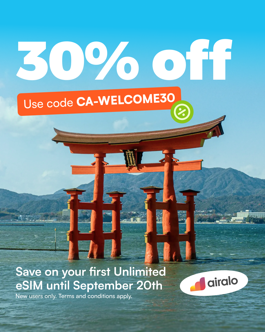 Airalo Global eSIM Store Facebook ad