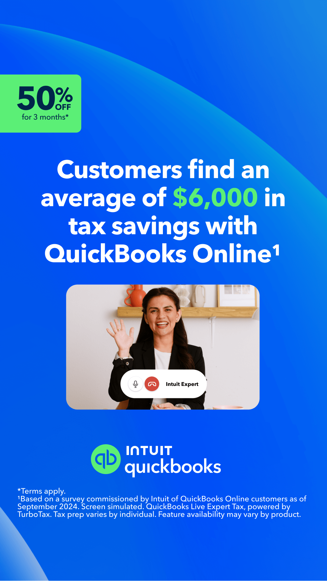 Intuit QuickBooks Facebook ad