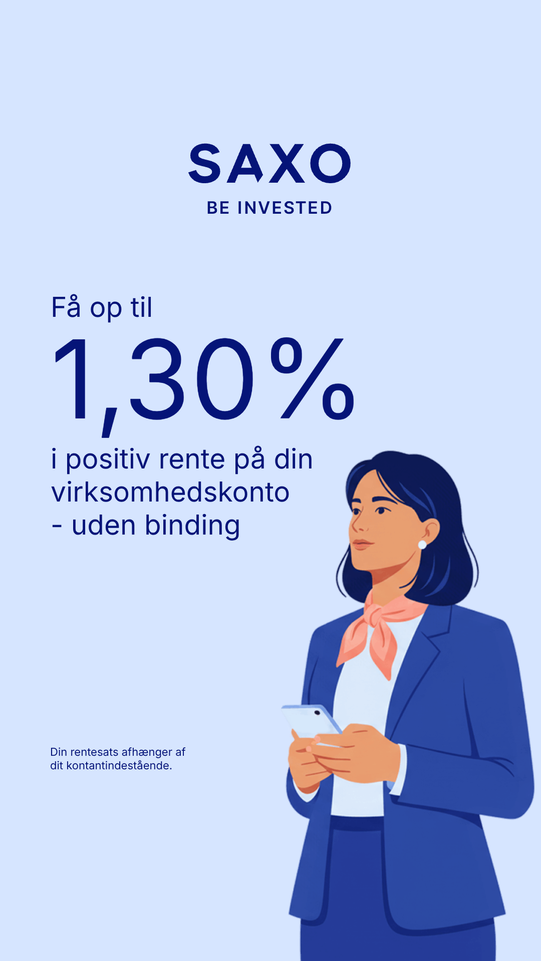 Saxo Bank Facebook ad