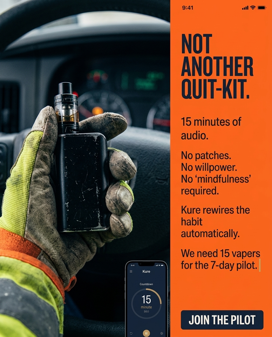 Hypnosis to Stop Smoking Facebook ad