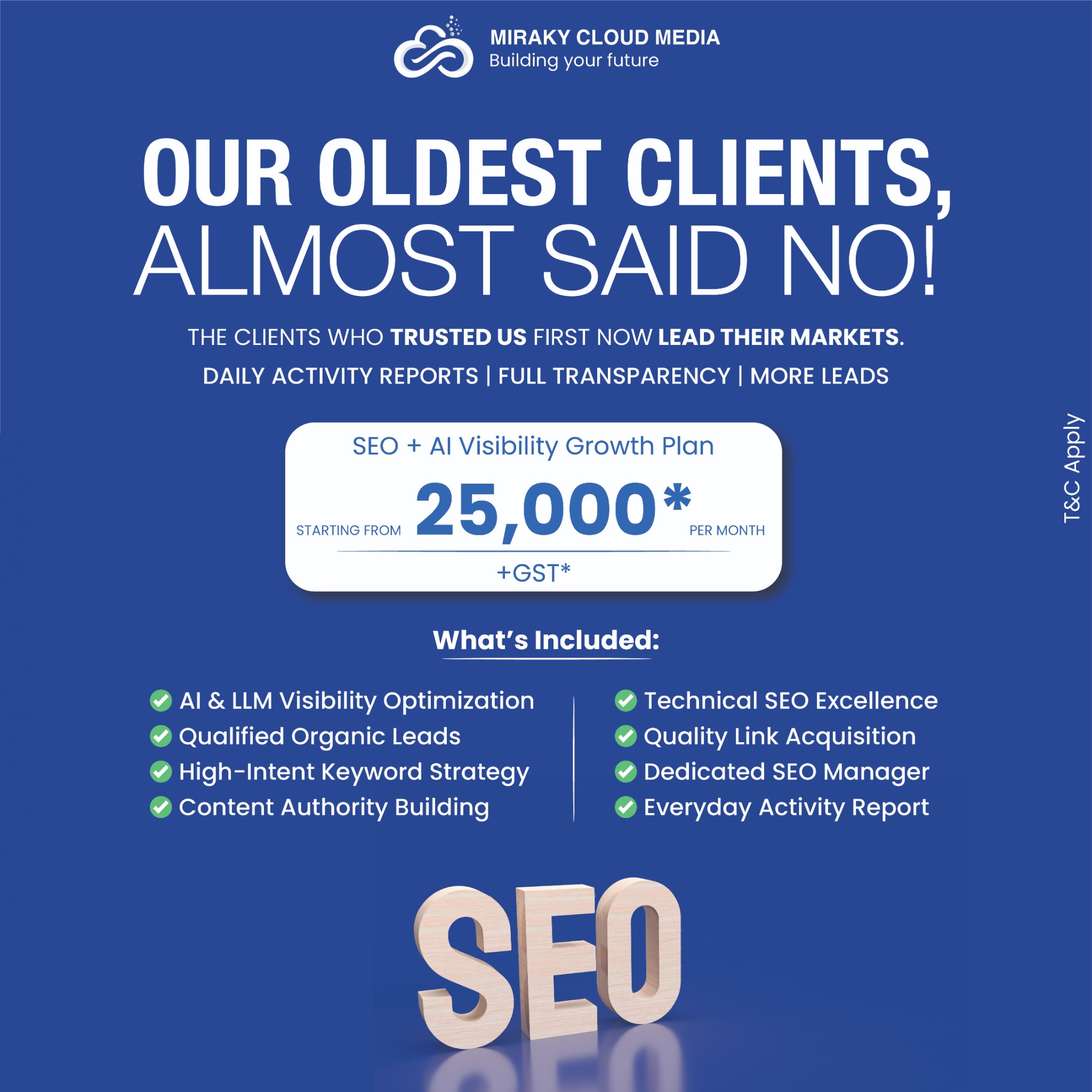 Miraky Cloud Media Facebook ad: Most SEO Agencies Do This Wrong. Do You Know If Yours Does?