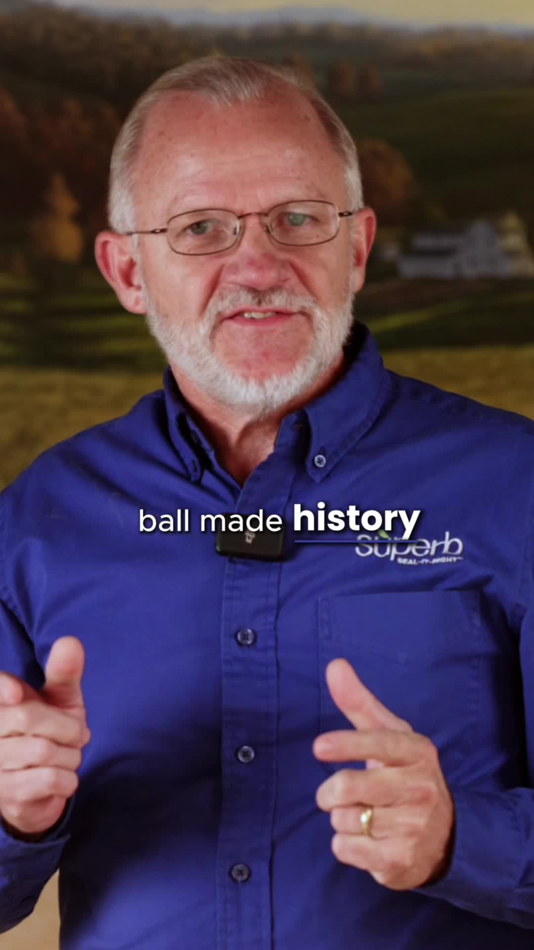 Superb Canning Facebook ad: Ball made history, we made progress and we call that…