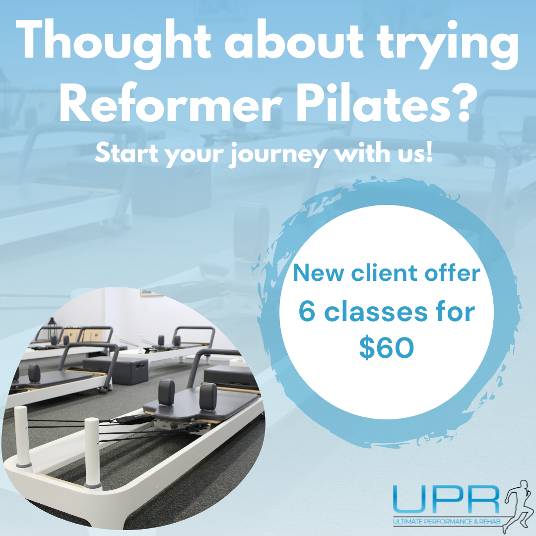 Ultimate Performance & Rehab - Exercise Physiology and Pilates Facebook ad: Looking to try reformer Pilates?