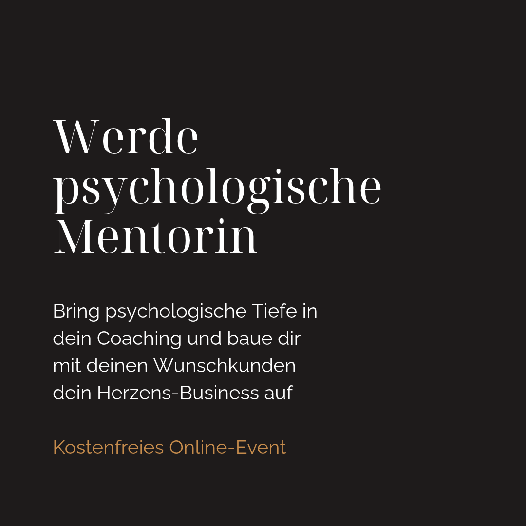 Dr. Tamara Schneider Facebook ad: Werde psychologische Mentorin