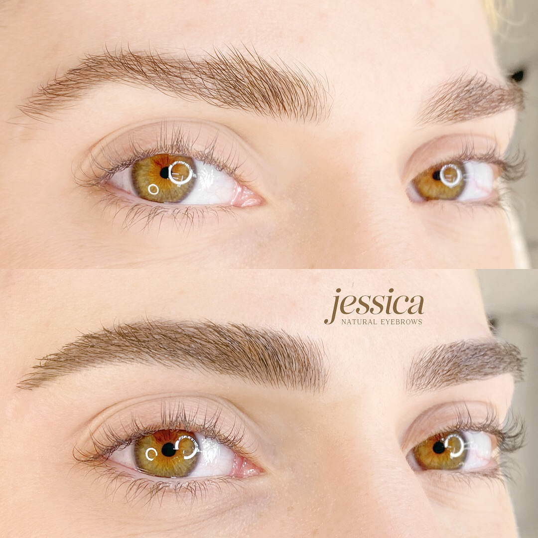 Jessica Natural Eyebrows Facebook ad: Another before and after with a WONDERFUL result!