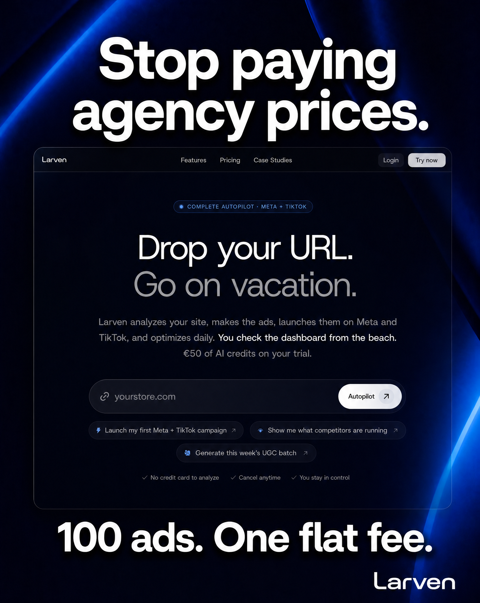 Larven AI Facebook ad