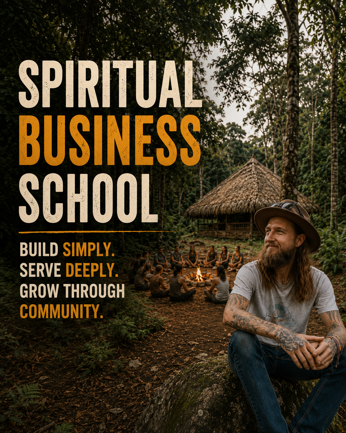 Ocóyái Ancestral School Facebook ad: For Spiritual Practitioners Who Hate Traditional Marketing