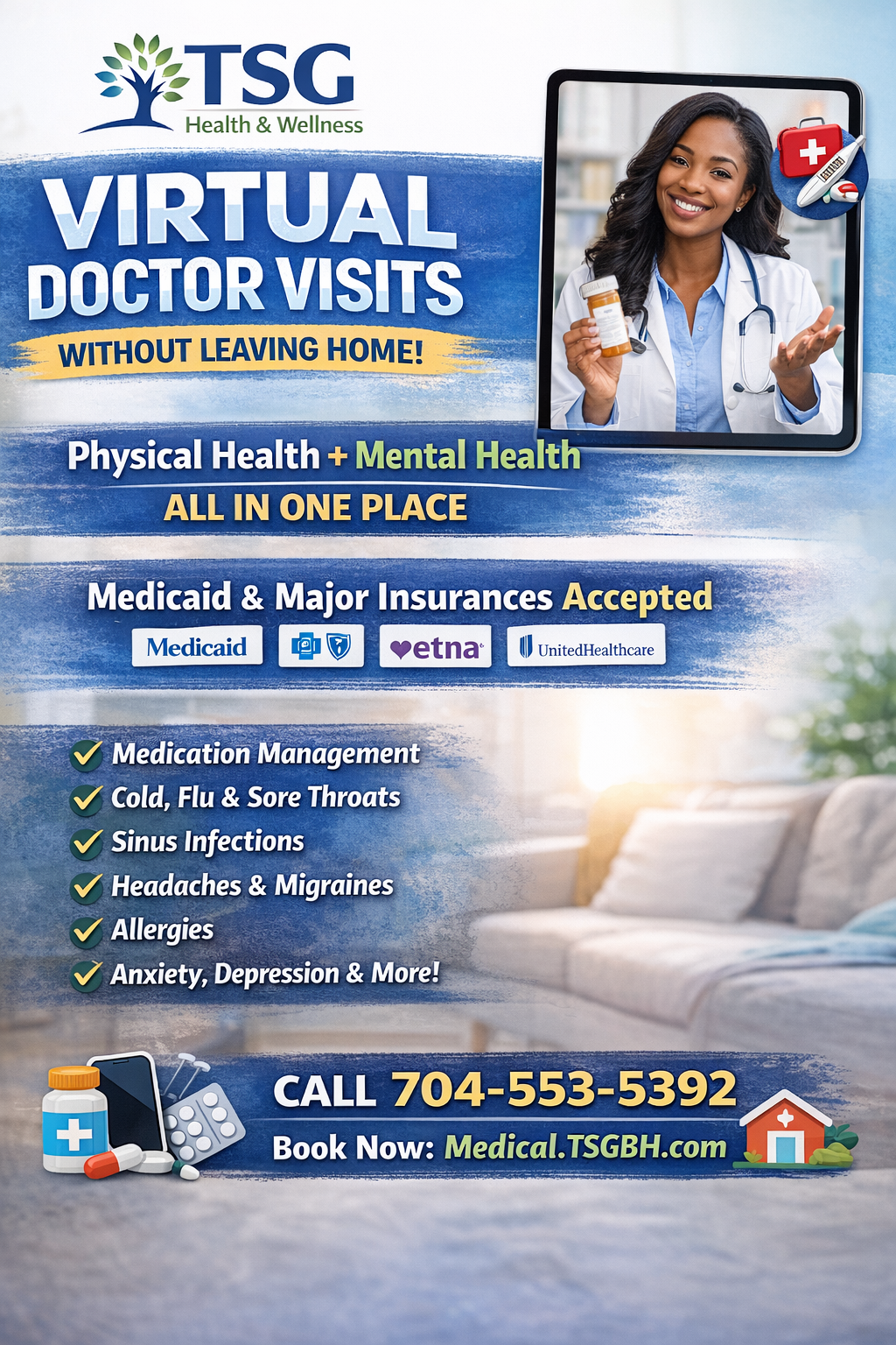 TSG Behavioral Health & Community Services Facebook ad from Jan 31, 2026