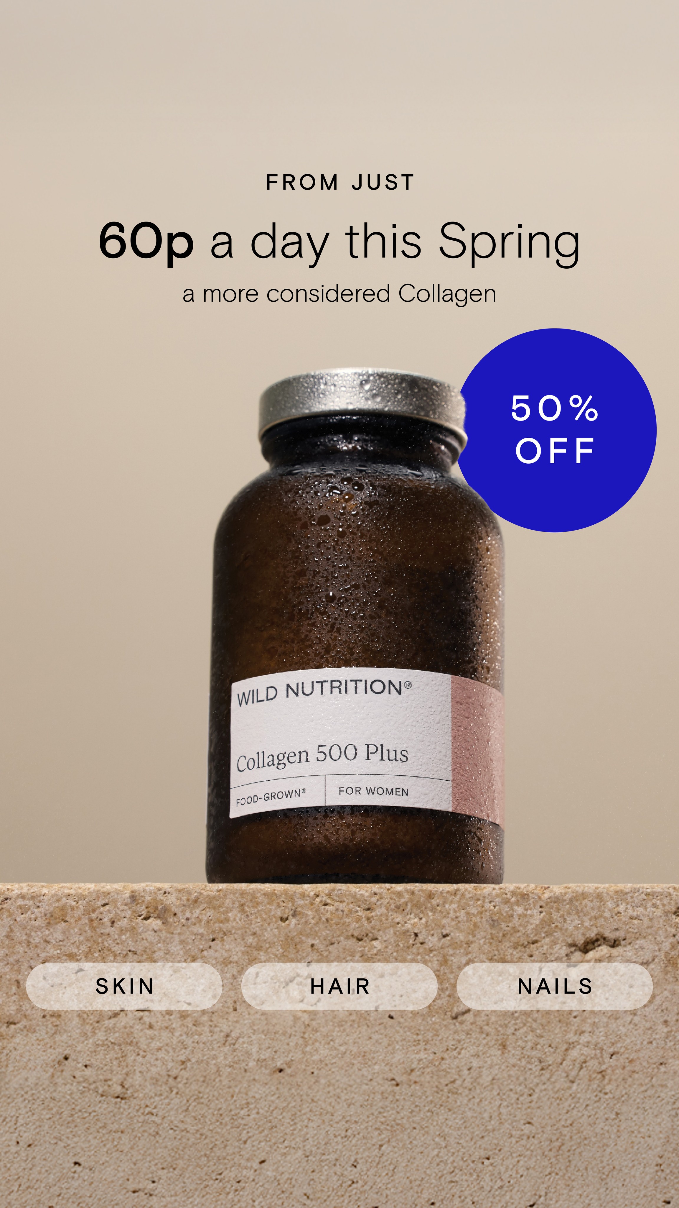 Wild Nutrition Facebook ad