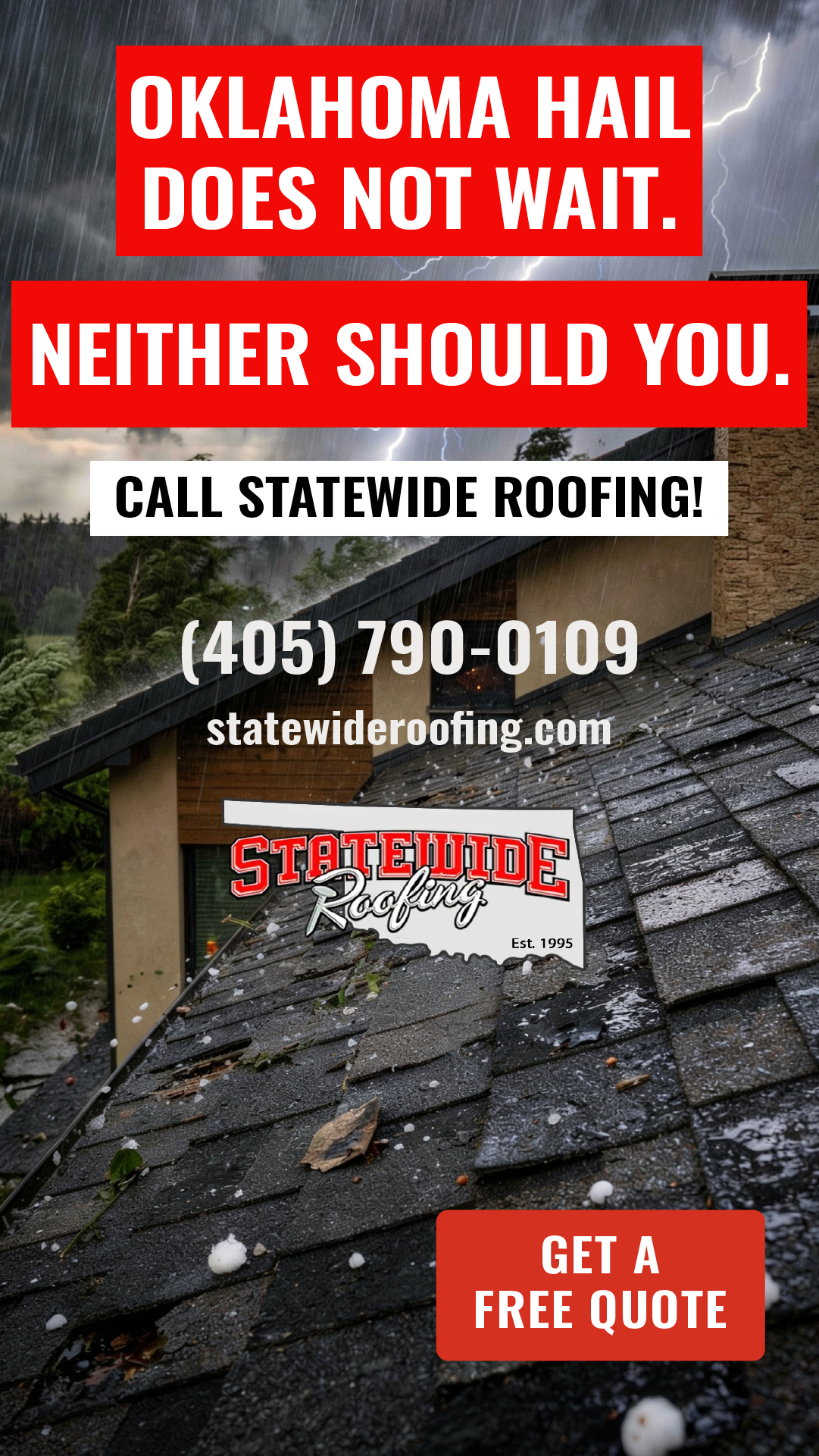 Statewide Roofing Facebook ad