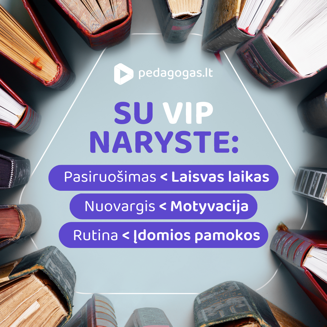Pedagogas.lt Facebook ad: Įgaukite praktinių žinių