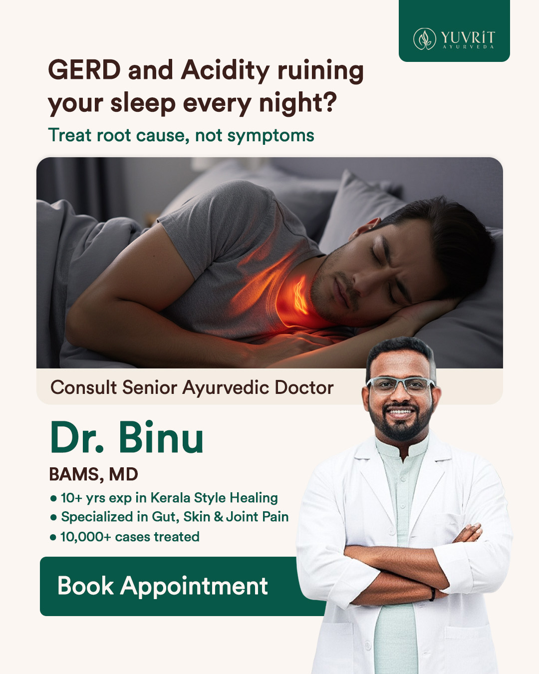 Yuvrit Ayurveda Facebook ad