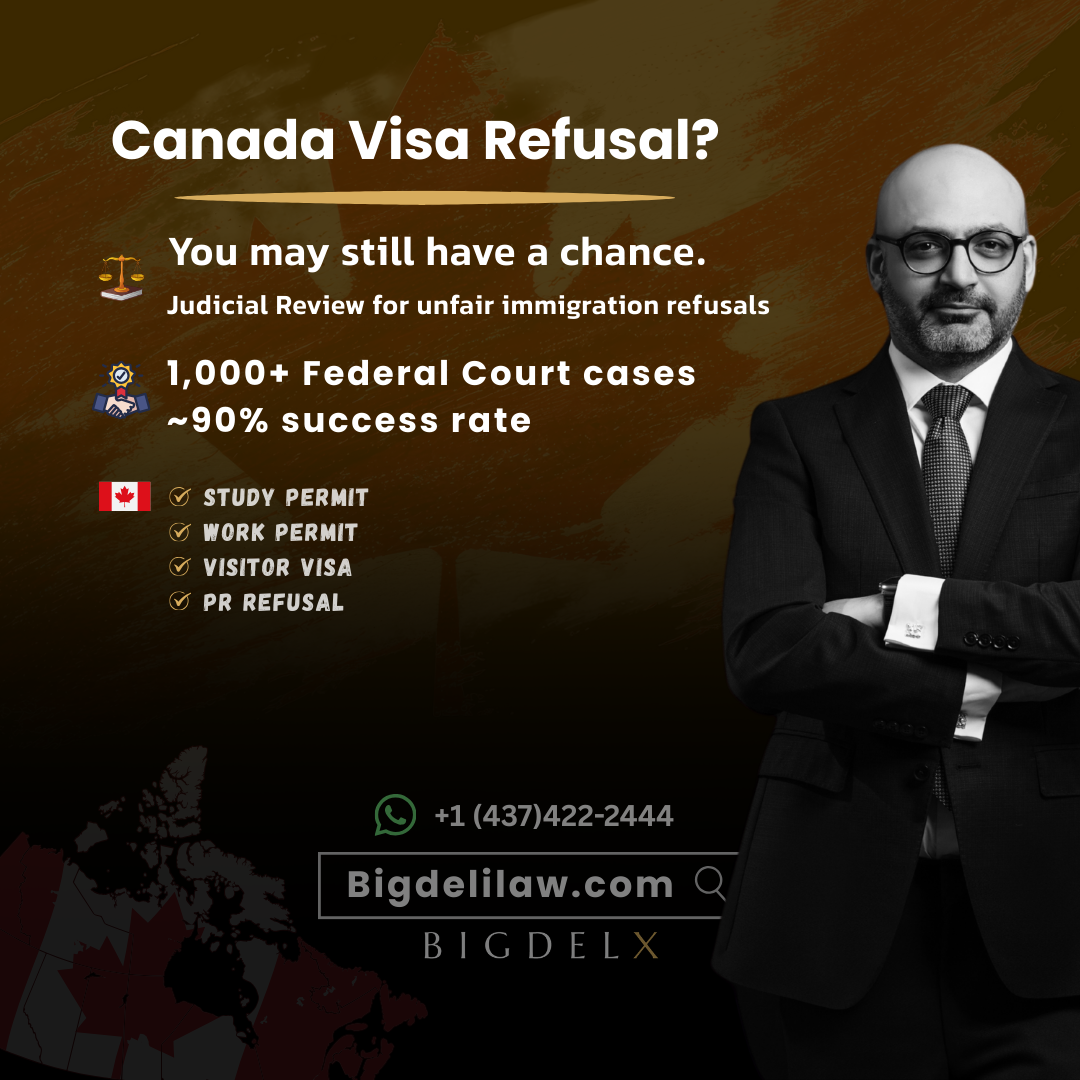 Bigdeli Law Facebook ad: Canada Visa Refused?