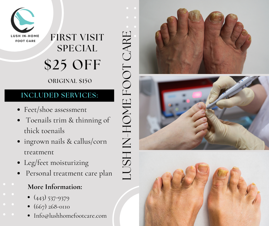 Lush In-Home Foot Care  Facebook ad